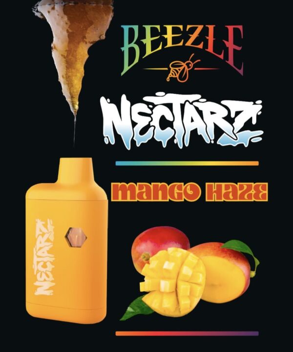 Beezle Nectarz Disposable Vape featuring sleek design and premium botanical terpenes with various bold flavors.