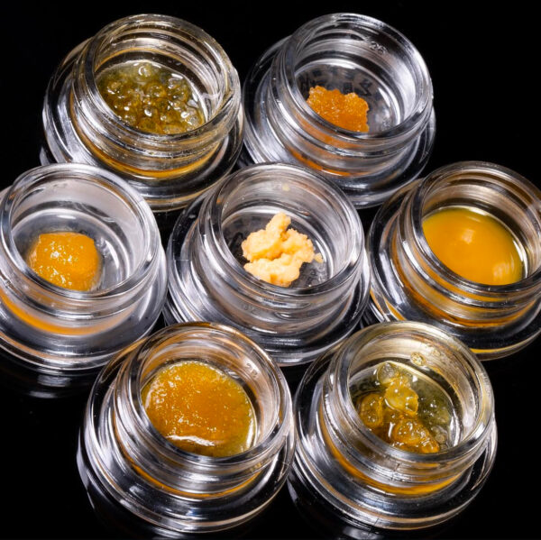Beezle Extracts premium cannabis concentrates live resin jar with golden terpene-rich extract